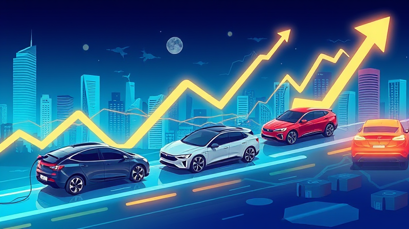 Auto stocks rally on electric vehicle announcements