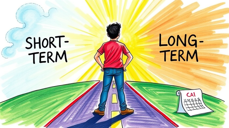 Separate short-term and long-term gains in reporting