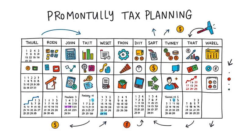 Make tax planning a monthly habit, not a last-minute scramble