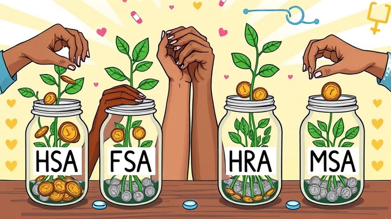 Use tax-advantaged accounts for healthcare expenses