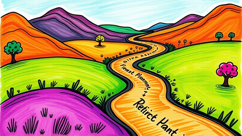 Structure retirement investments with glide-path adjustments